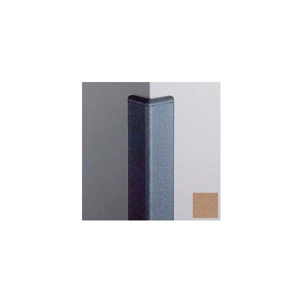 Pawling Surface Mounted Corner Guard 90Deg, 2'' Wings, 4' Height W/Caps, Mocha CG-20-4-288 - main